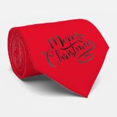 Cravate Joyeux Noël TIE ART ET DESIGN POUR HOMMES  (Roulé)