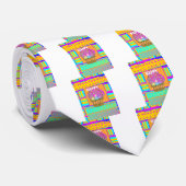 Cravate Joyeux Pâques. Restez béni comme toujours (Roulé)