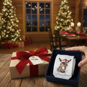 Cravate Joyeux petit âne de Noël, coutume