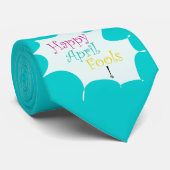 Cravate Joyeux poisson d'avril - (Roulé)