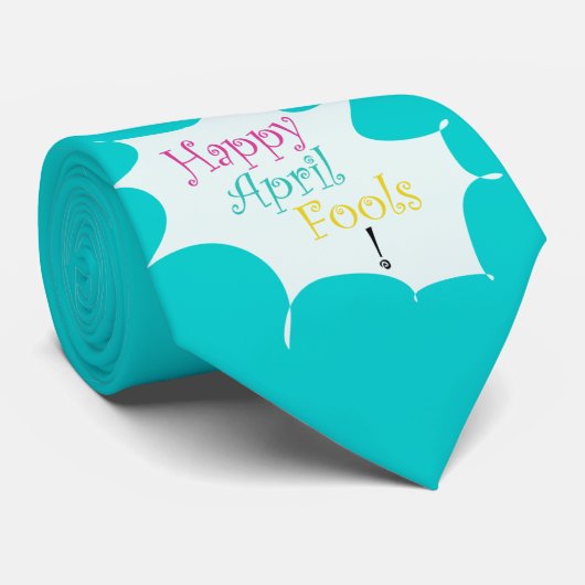 Cravate Joyeux poisson d'avril - (Roulé)