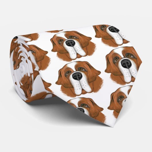 Cravate Joyeux Saint Bernard (Roulé)