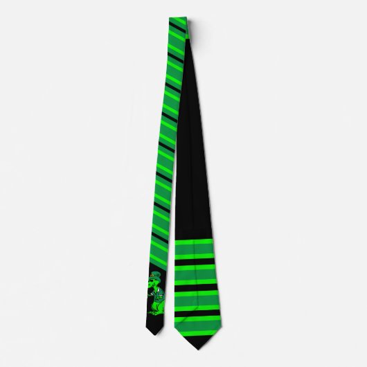 Cravate Joyeux St. PaT-Rex Saint Patrick's Day Dinosaur (Dos)