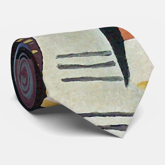 Cravate Juan Gris - Violon et verre - Art Abstrait (Roulé)