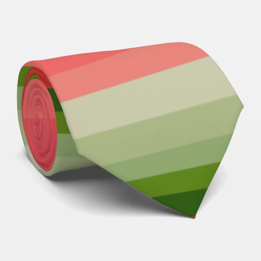 Cravate Juicy Delicious Ripe Watermelon With Seeds Design (Roulé)