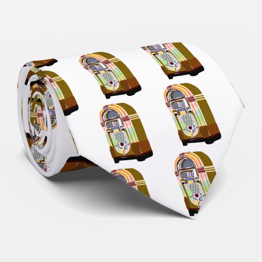 Cravate Jump Jive Jukebox (Roulé)