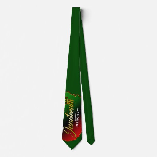 Cravate Juneteenth  Neck Tie (Devant)