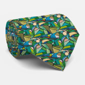 Cravate Jungle en verre (Roulé)