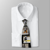 Cravate junior d'hockey d'orignaux du Maine (Attaché)