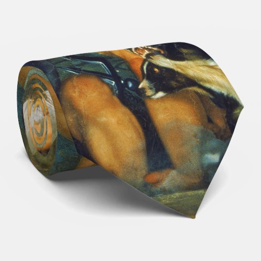 Cravate Jupiter Neptune et Pluton par Caravaggio en 1597 (Roulé)