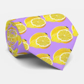 Cravate Juste citrons (Roulé)
