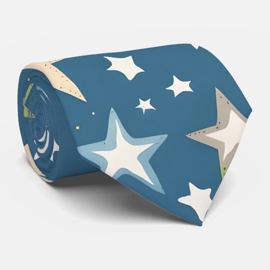 Cravate Juste des étoiles (Roulé)
