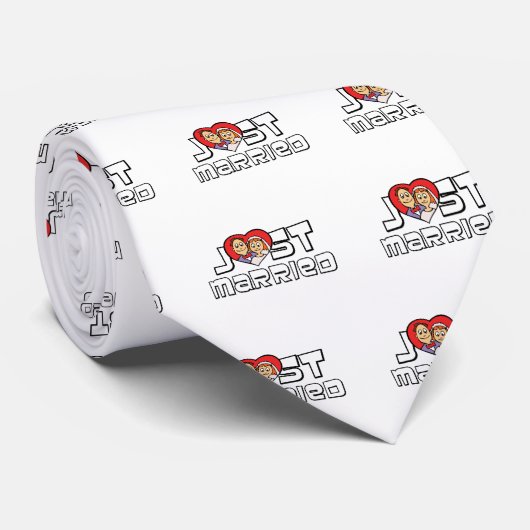 Cravate Juste marié (Roulé)