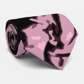 Cravate Juste quelques Roses (Roulé)