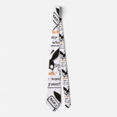 Cravate Juste un peu mauvais (Devant)