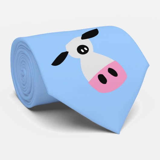 Cravate Juste une vache (Roulé)