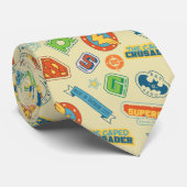 Cravate Justice League Super Hero Badge Pattern (Roulé)