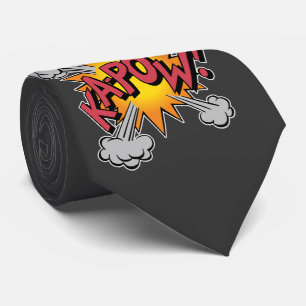 Cravate KA-POW! Bande Dessinée Graphique