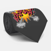 Cravate KA-POW ! Graphique de bande dessinée (Roulé)