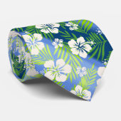 Cravate Kalani Tie Dye Blend Tropical Hibiscus (Roulé)