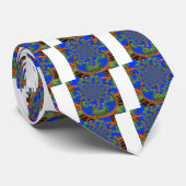 Cravate Kaleidoscope Acacia Arbre Art Imprimer/Graphique (Roulé)