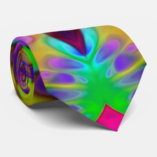 Cravate Kaleidoscope Apophysis Fractal Art - II (Roulé)