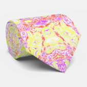 Cravate Kaleidoscope Coloré (Roulé)