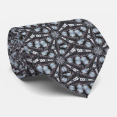 Cravate Kaleidoscope Nuances de Bleu (Roulé)