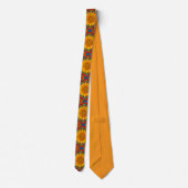 Cravate Kaleidoscope Sunflower Socks Tie (Dos)