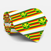 Cravate Kanaka Maoli - drapeau hawaïen indigène (Roulé)