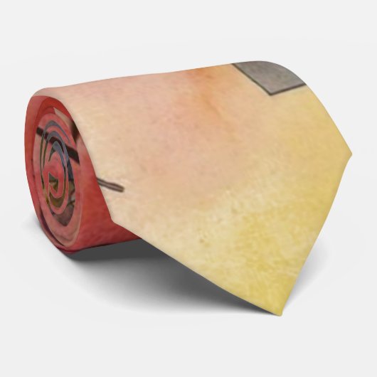 Cravate Kandinsky Composition Peinture Abstraite (Roulé)