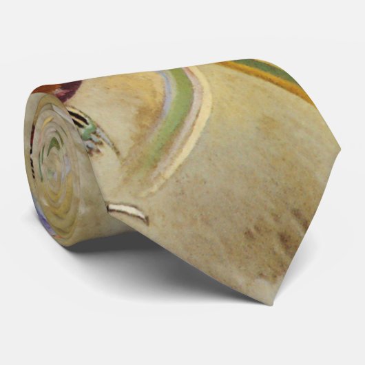 Cravate Kandinsky Composition Peinture Abstraite (Roulé)