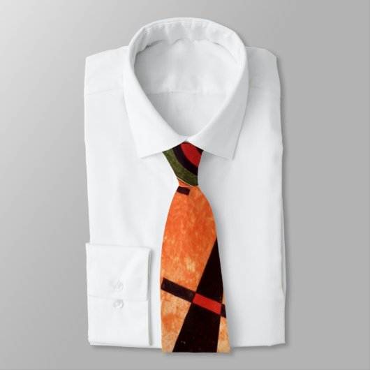 Cravate Kandinsky - Grun im Kreis (Attaché)