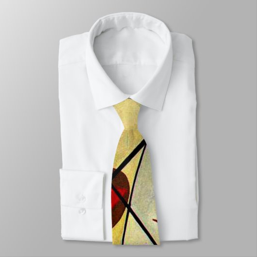 Cravate Kandinsky - Ligne Transverse, (Attaché)