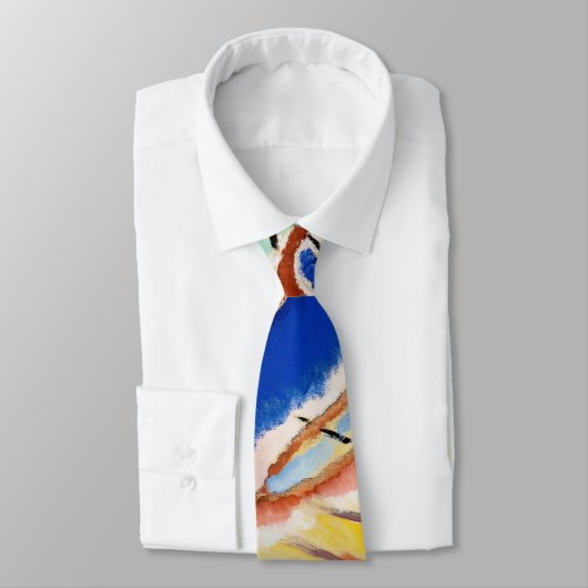 Cravate Kandinsky Moderne peinture Abstraite (Attaché)