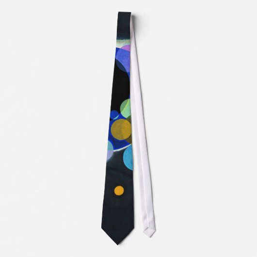 Cravate Kandinsky Plusieurs Cercles Artwork (Devant)