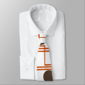 Cravate Kandinsky Rectangles avec Ovals (Attaché)