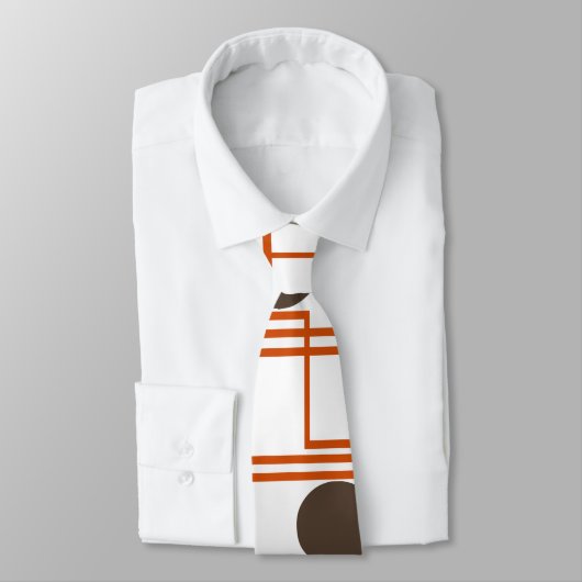 Cravate Kandinsky Rectangles avec Ovals (Attaché)