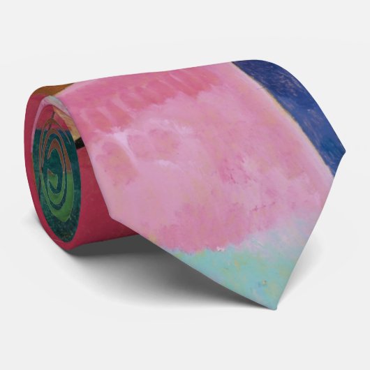 Cravate Kandinsky - Rouge lourd (Roulé)