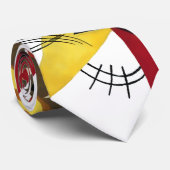 Cravate Kandinsky, Sur Blanc 1923 (Roulé)