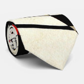 Cravate Kandinsky - Two Black Spots (Roulé)