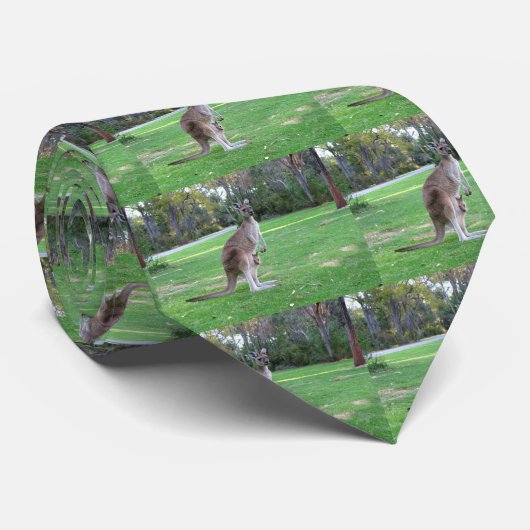 Cravate Kangaroo et Joey (Roulé)