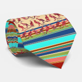 Cravate Kangaroos & Stripes Motif + vos idées (Roulé)