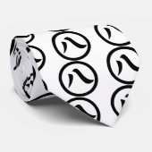 Cravate Kanji chiffre huit, dans un cercle (Roulé)