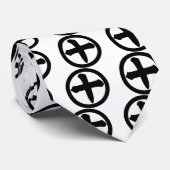 Cravate Kanji numéral dix dans un cercle (Roulé)