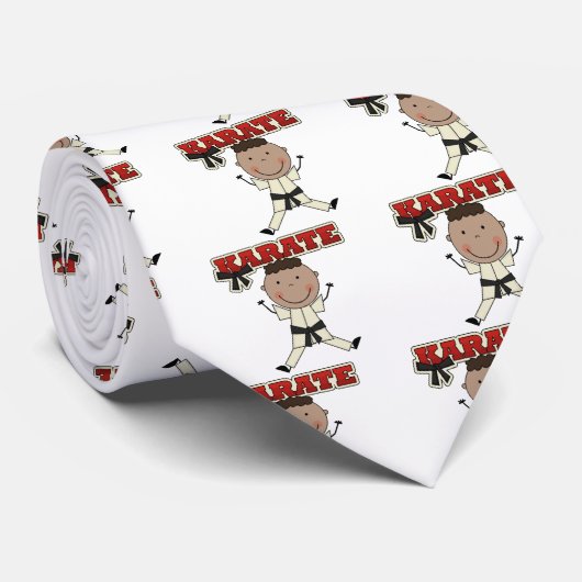 Cravate KARATÉ - T-shirts et cadeaux de garçon (Roulé)