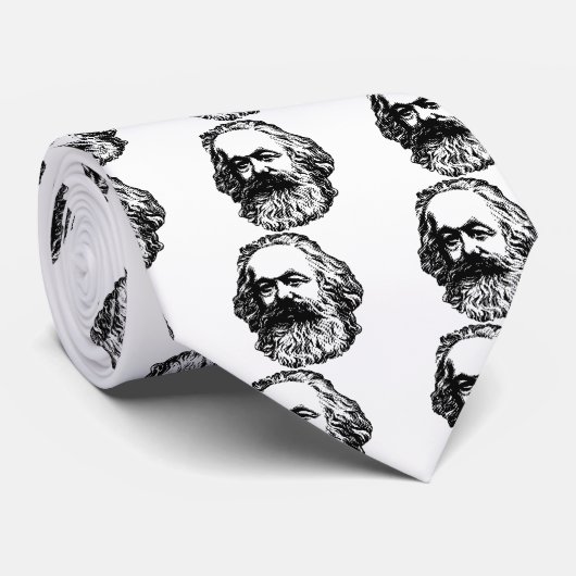 Cravate Karl Marx -4jtd4 (Roulé)