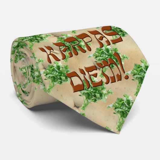 Cravate Karpas Diem ! (Roulé)