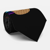 CRAVATE KAWAII GLACE CRÈME RAINBOUR STRIPE CONE (Roulé)