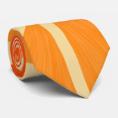 Cravate Kawaii Orange (Roulé)